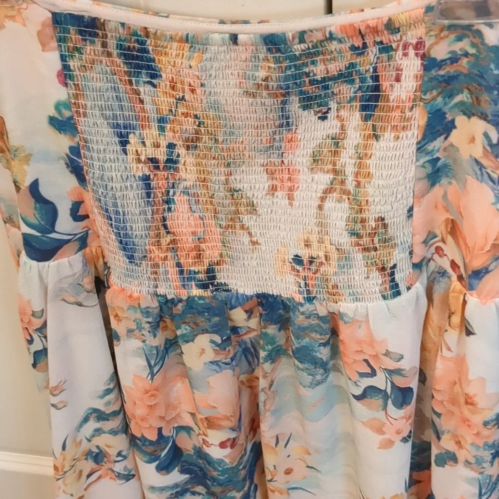 Anthropologie Floral Asymmetrical Skirt - Picture 8 of 8